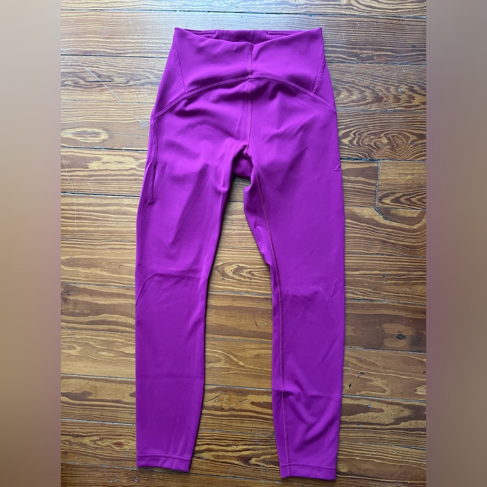 Lululemon Instill Leggings Fuschia Magenta Pink Size 4
